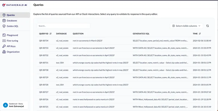 How Dataherald Makes Natural Language to SQL Easy
